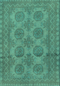 Persian Turquoise Traditional Rug, tr1262turq