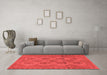 Traditional Red Washable Rugs