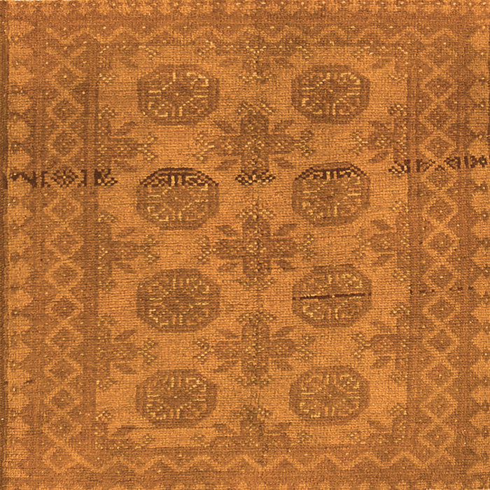 Serging Thickness of Persian Orange Traditional Rug, tr1262org