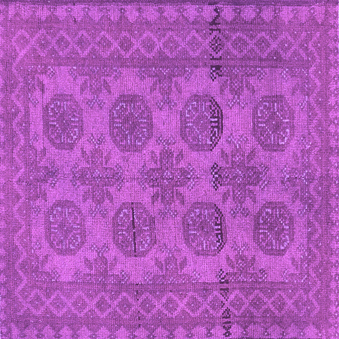 Square Machine Washable Persian Purple Traditional Area Rugs, wshtr1262pur