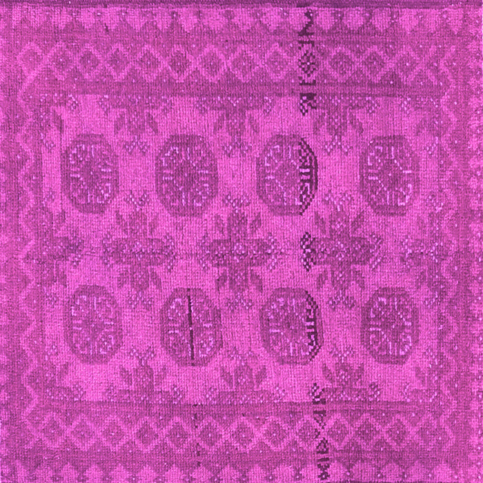 Square Machine Washable Persian Pink Traditional Rug, wshtr1262pnk