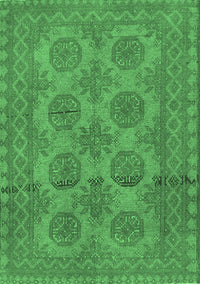 Persian Emerald Green Traditional Rug, tr1262emgrn