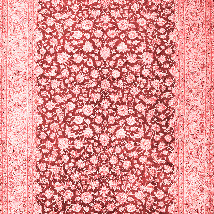 Machine Washable Persian Red Traditional Rug, wshtr1263red