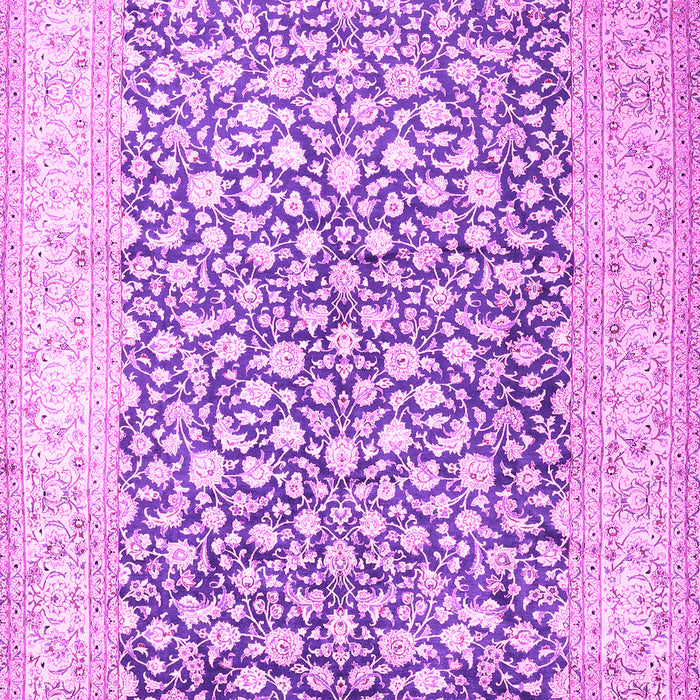 Machine Washable Persian Pink Traditional Rug, wshtr1263pnk