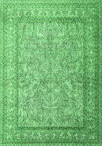 Persian Emerald Green Traditional Rug, tr1264emgrn