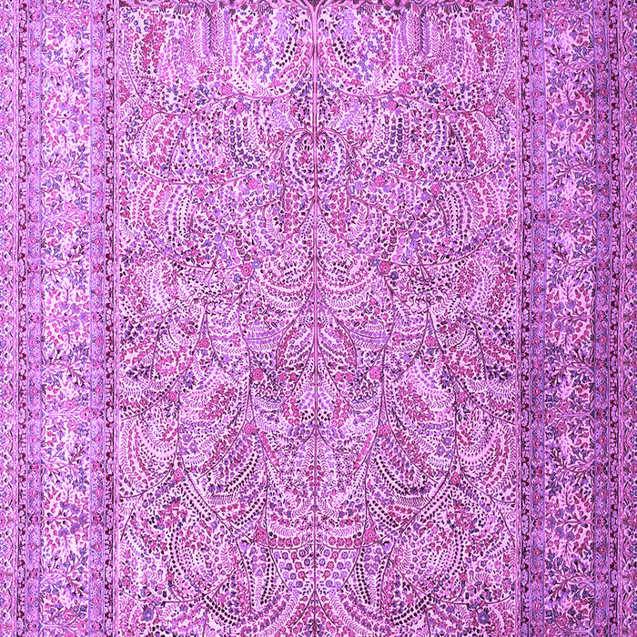 Machine Washable Persian Purple Traditional Area Rugs, wshtr1264pur