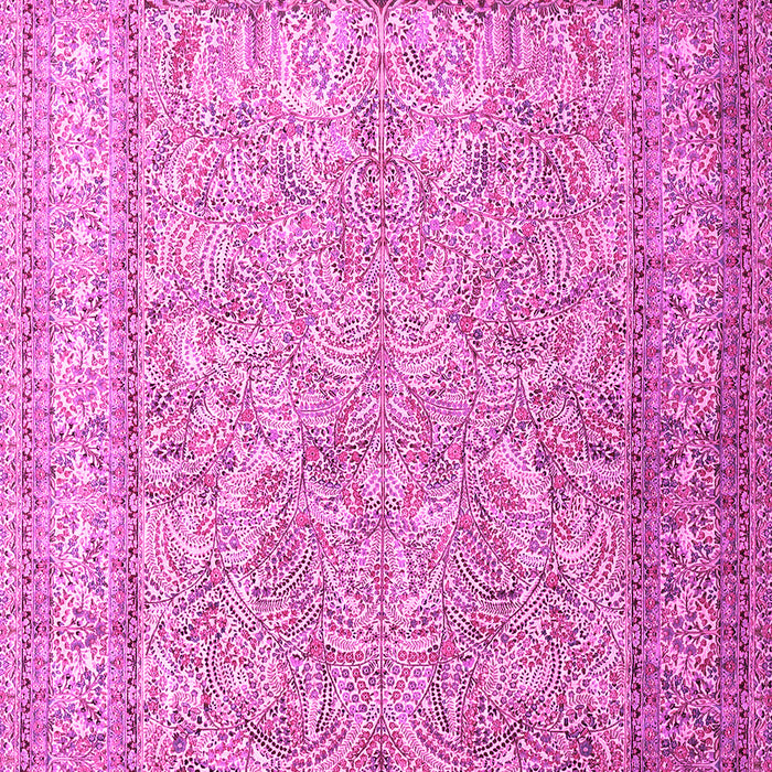 Machine Washable Persian Pink Traditional Rug, wshtr1264pnk