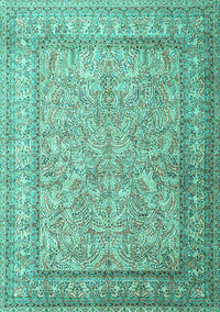 Persian Turquoise Traditional Rug, tr1264turq