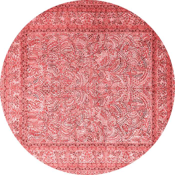 Machine Washable Persian Red Traditional Rug, wshtr1264red