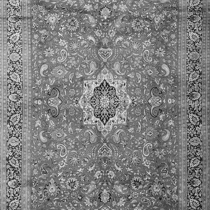 Medallion Gray Traditional Rug, tr1265gry
