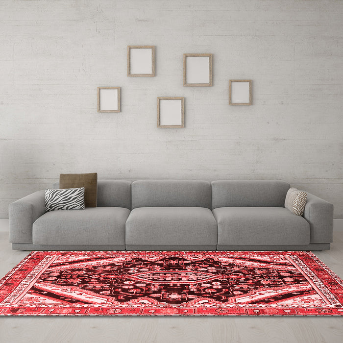 Traditional Red Washable Rugs