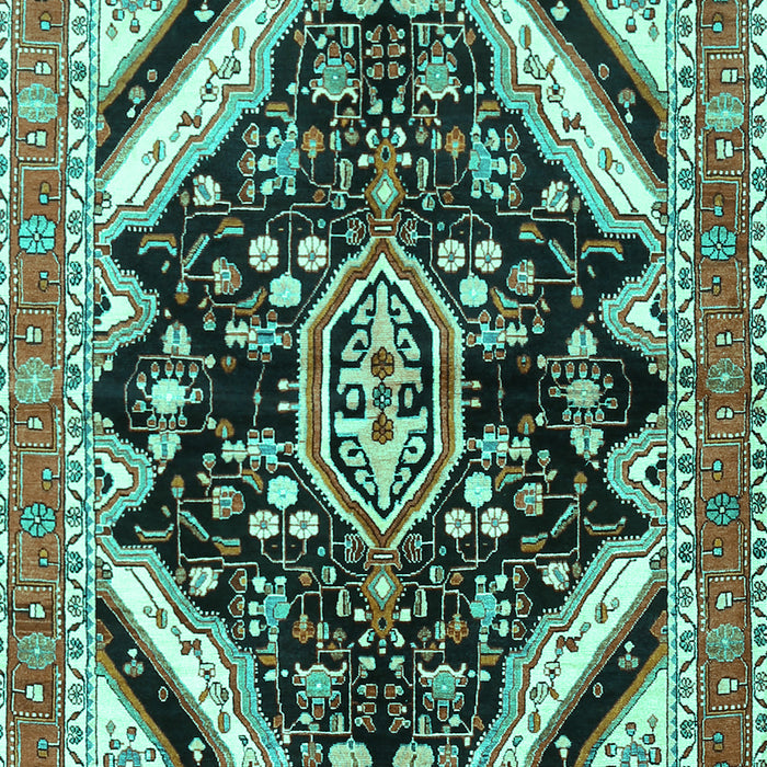 Persian Turquoise Traditional Rug, tr1266turq