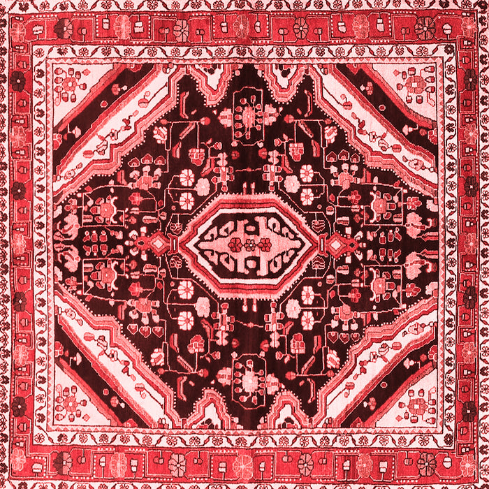 Machine Washable Persian Red Traditional Rug, wshtr1266red