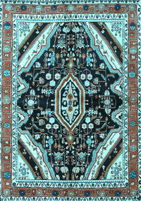 Persian Light Blue Traditional Rug, tr1266lblu