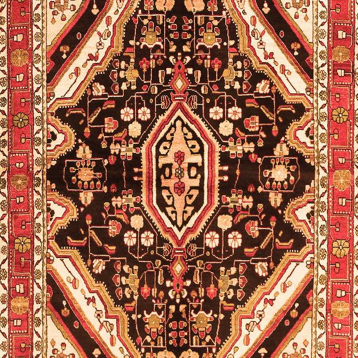 Persian Orange Traditional Rug, tr1266org
