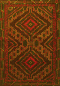 Persian Yellow Traditional Rug, tr1267yw