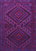 Machine Washable Persian Purple Traditional Area Rugs, wshtr1267pur