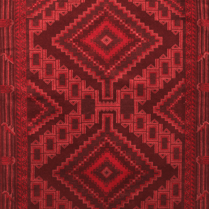 Machine Washable Persian Red Traditional Rug, wshtr1267red