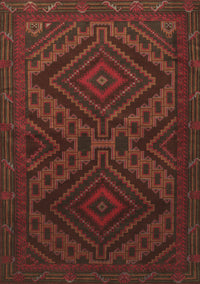 Persian Brown Traditional Rug, tr1267brn