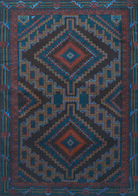 Persian Light Blue Traditional Rug, tr1267lblu