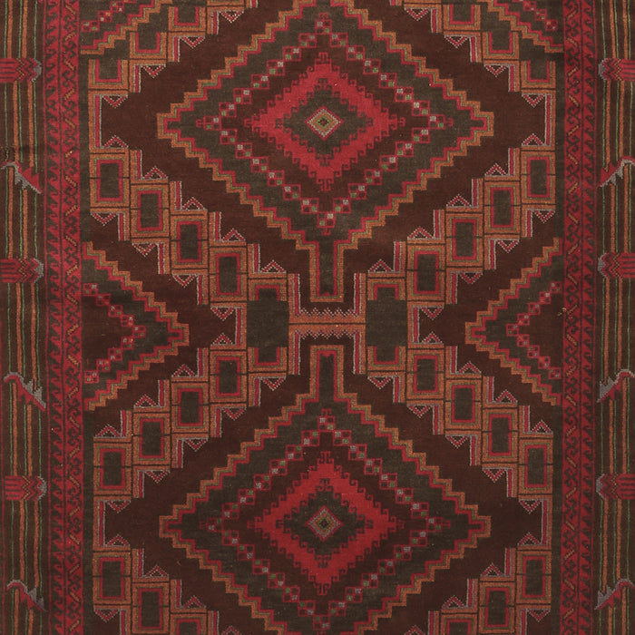 Machine Washable Persian Brown Traditional Rug, wshtr1267brn
