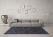 Machine Washable Persian Light Blue Traditional Rug in a Living Room, wshtr1267lblu