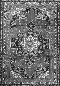 Medallion Gray Traditional Rug, tr1268gry