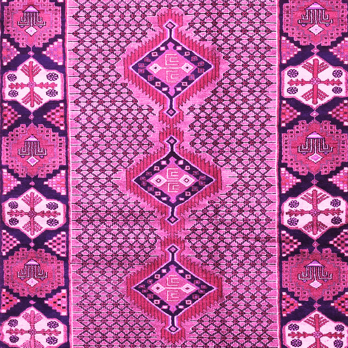 Machine Washable Persian Pink Traditional Rug, wshtr1269pnk