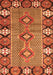 Persian Orange Traditional Rug, tr1269org
