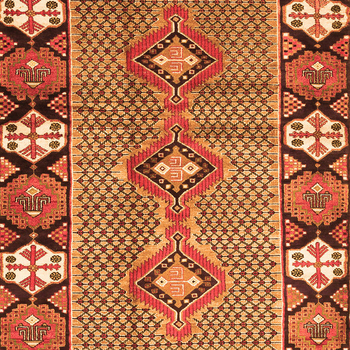 Persian Orange Traditional Rug, tr1269org