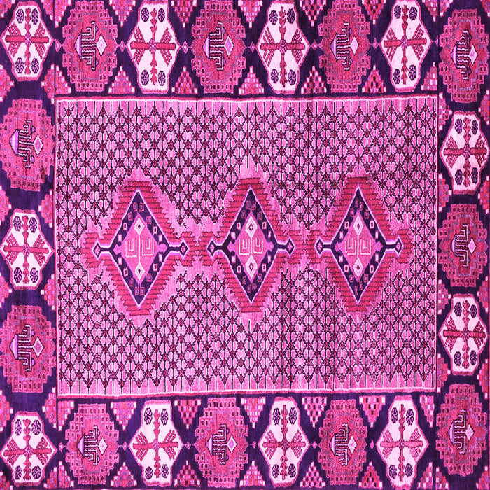 Square Machine Washable Persian Pink Traditional Rug, wshtr1269pnk