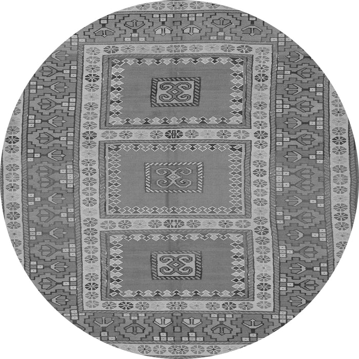 Square Persian Gray Traditional Rug, tr126gry