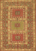 Machine Washable Persian Brown Traditional Rug, wshtr126brn