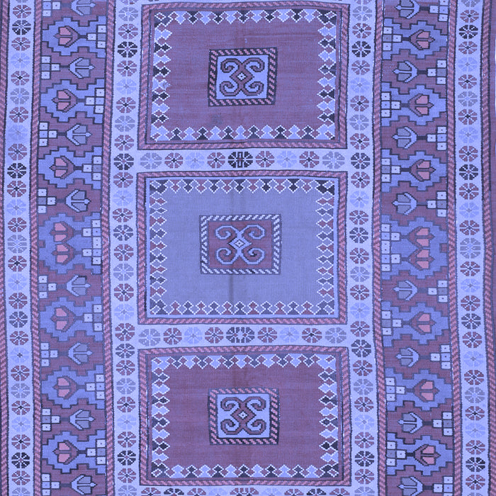 Machine Washable Persian Blue Traditional Rug, wshtr126blu
