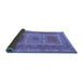 Sideview of Persian Blue Traditional Rug, tr126blu