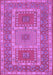 Machine Washable Persian Purple Traditional Area Rugs, wshtr126pur