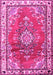 Medallion Pink Traditional Rug, tr1270pnk