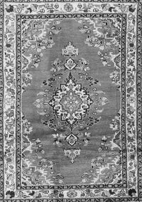 Medallion Gray Traditional Rug, tr1270gry