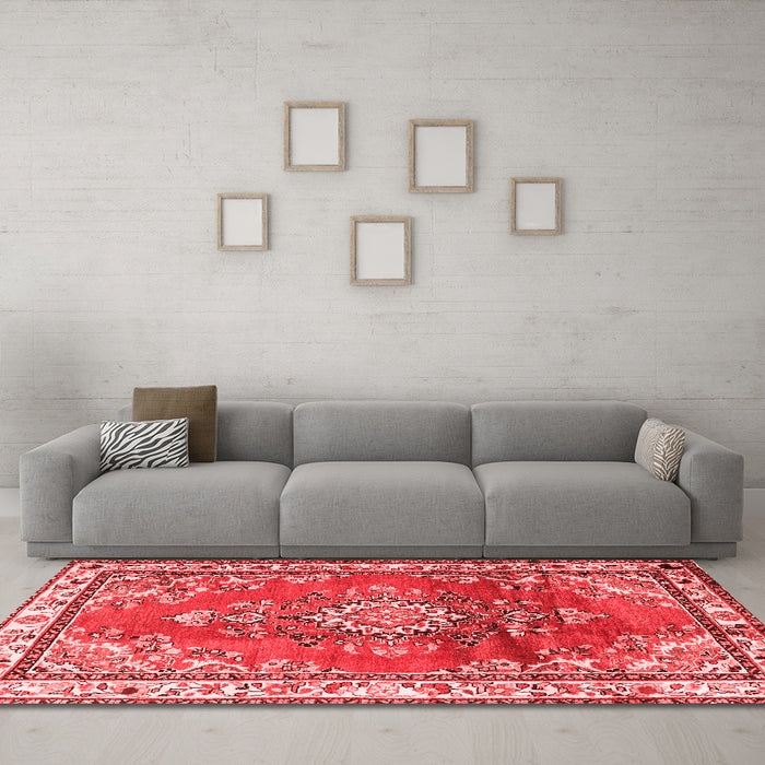 Traditional Red Washable Rugs