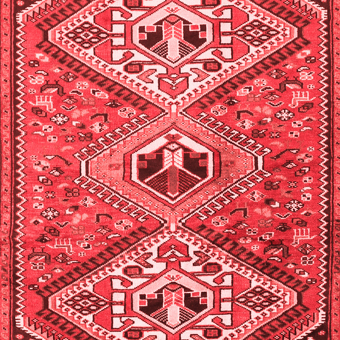 Machine Washable Persian Red Traditional Rug, wshtr1271red
