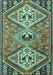 Persian Turquoise Traditional Rug, tr1271turq