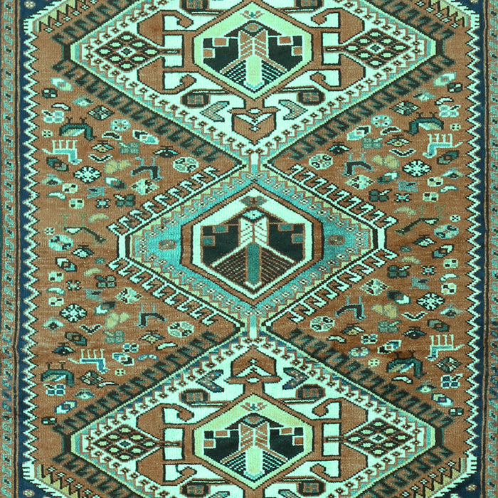 Persian Turquoise Traditional Rug, tr1271turq