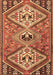 Machine Washable Persian Brown Traditional Rug, wshtr1271brn