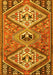 Persian Yellow Traditional Rug, tr1271yw