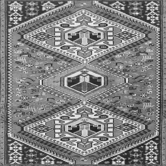 Serging Thickness of Persian Gray Traditional Rug, tr1271gry