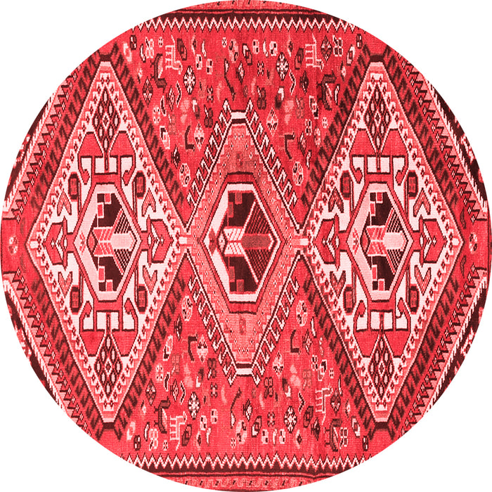 Machine Washable Persian Red Traditional Rug, wshtr1271red
