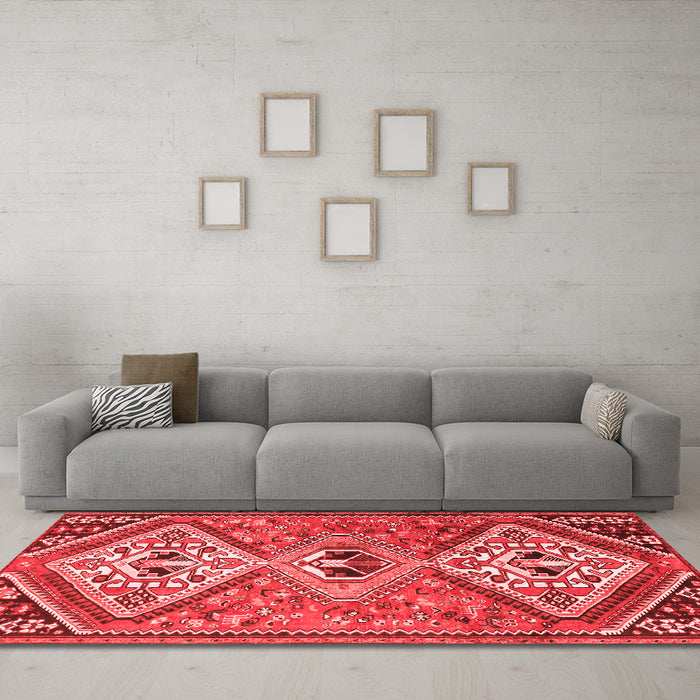 Traditional Red Washable Rugs