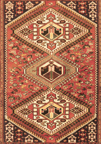 Persian Brown Traditional Rug, tr1271brn