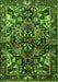 Persian Green Traditional Rug, tr1272grn