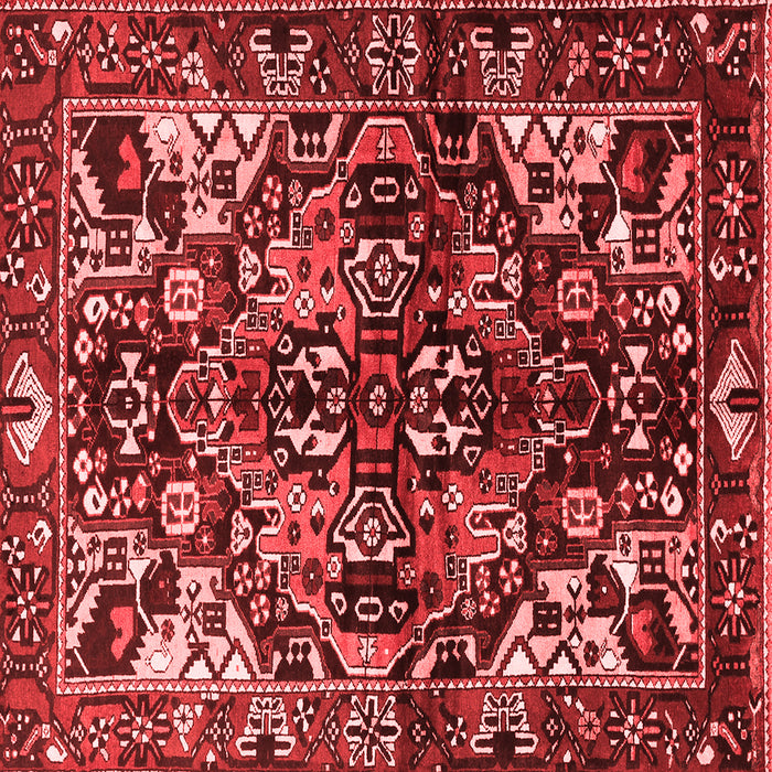 Machine Washable Persian Red Traditional Rug, wshtr1272red